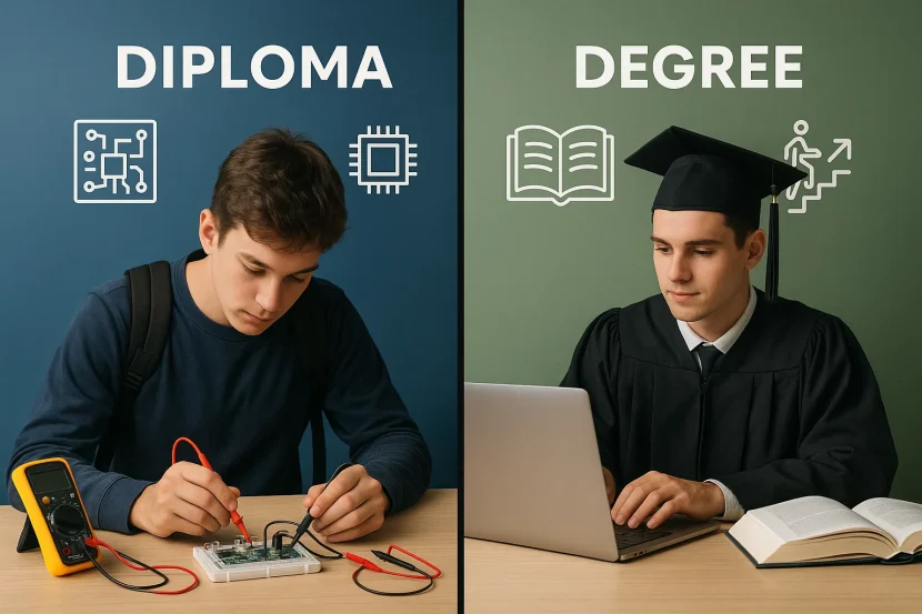 Diploma vs Degree in Electronics: Which One Should You Choose? degree vs diploma in electronics